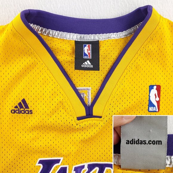 Los Angeles Lakers Basketball Jersey Shaquille O'Neal 34 NBA Adidas Small +2 - Picture 3 of 10